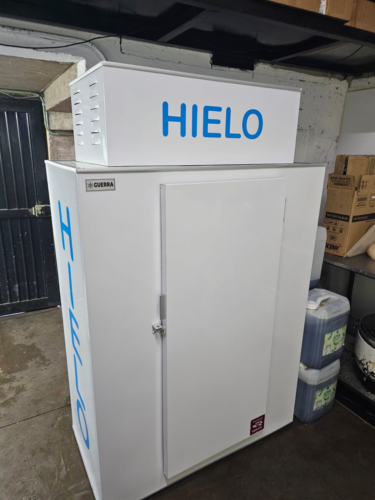Conservador para comercialización de hielo