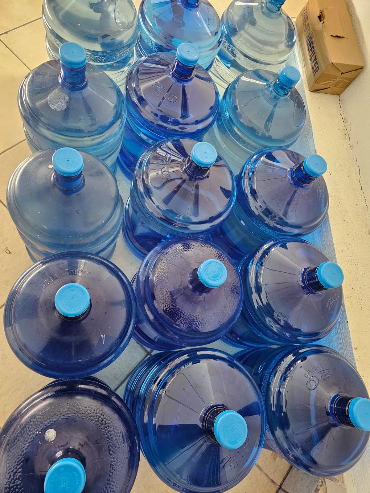 Garrafones de agua purificada